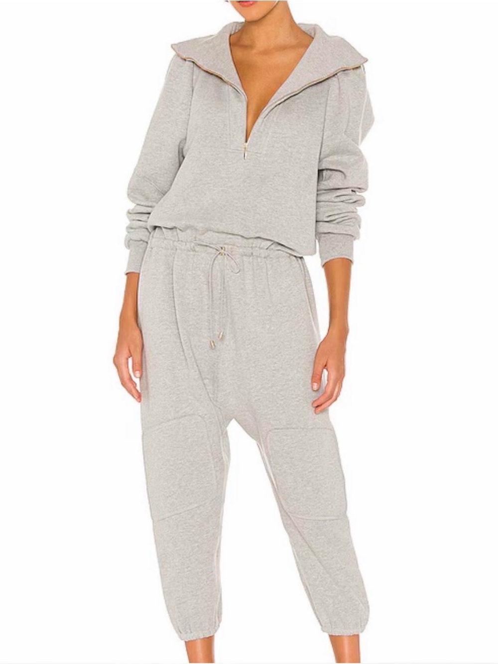 Selkie small heather gray pillow jumpsuit